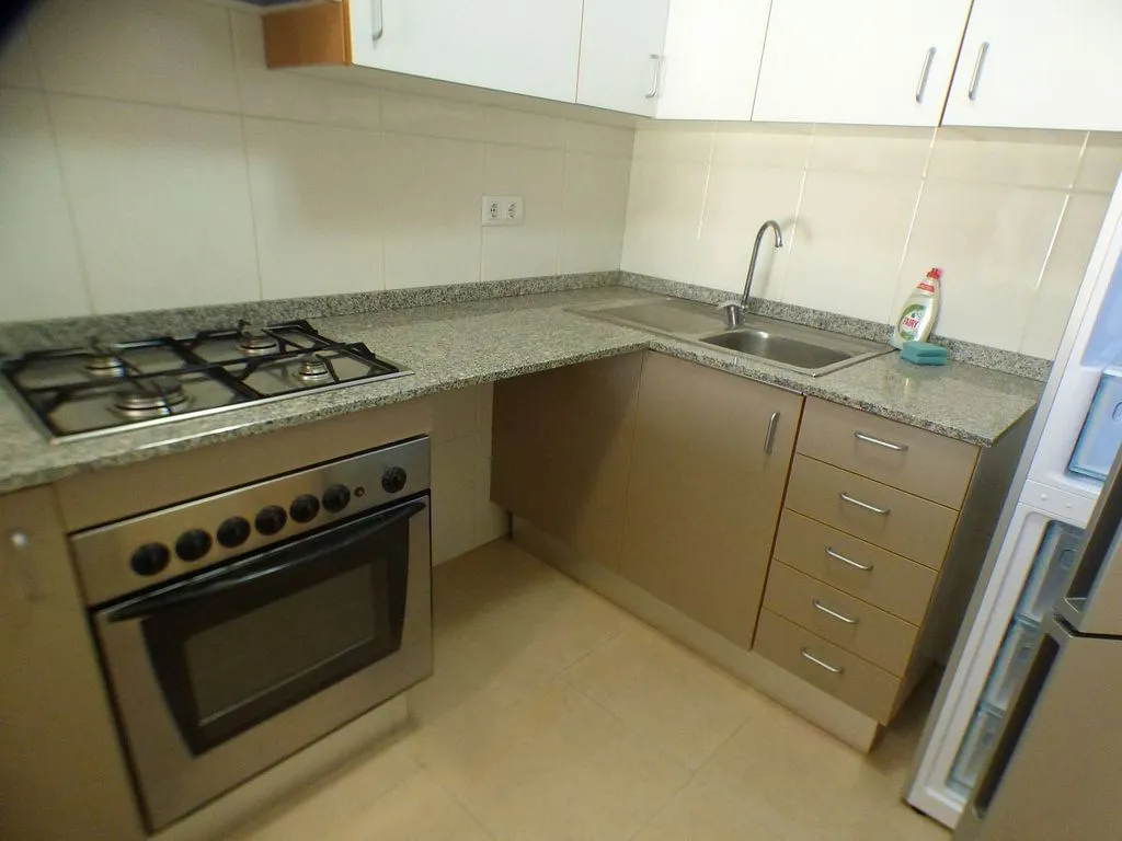 Köök - Apartment with Balcony in Eixample Sud