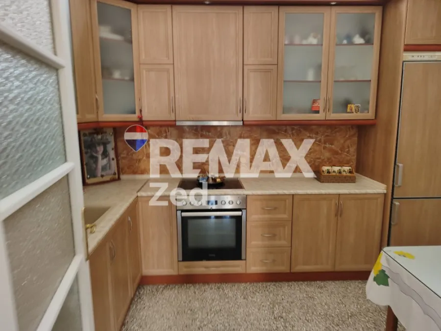 Köök - Apartment with Balcony in Piraeus, Tabouria