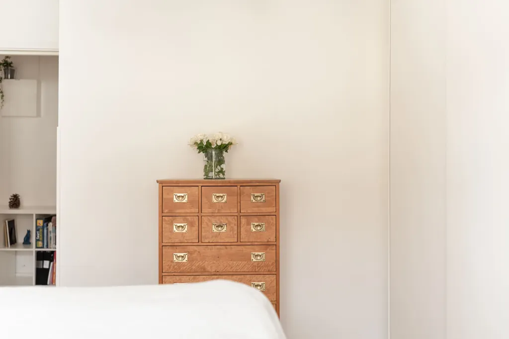 Camere da letto - Bright Three-Room Apartment with Balcony in Frösön