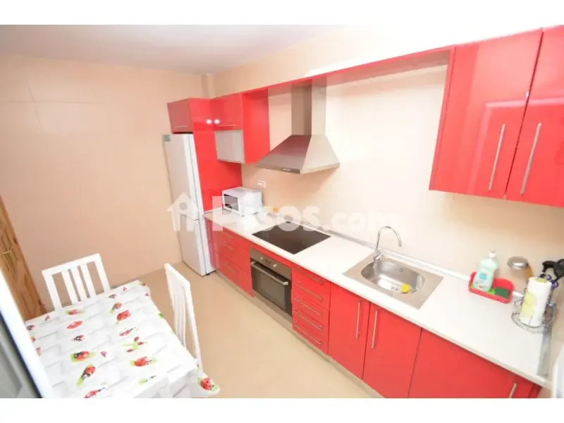 Köök - Apartment with Terrace and Pool in Roquetas de Mar