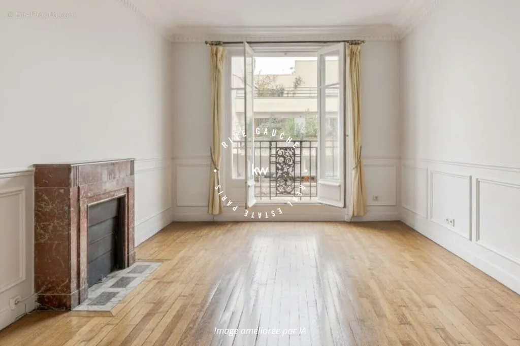 Séjour - Appartement 3 Pièces avec Parquet à Vanves