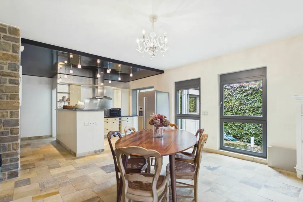 Dining Room - Detached House with Private Duplex in Mersch