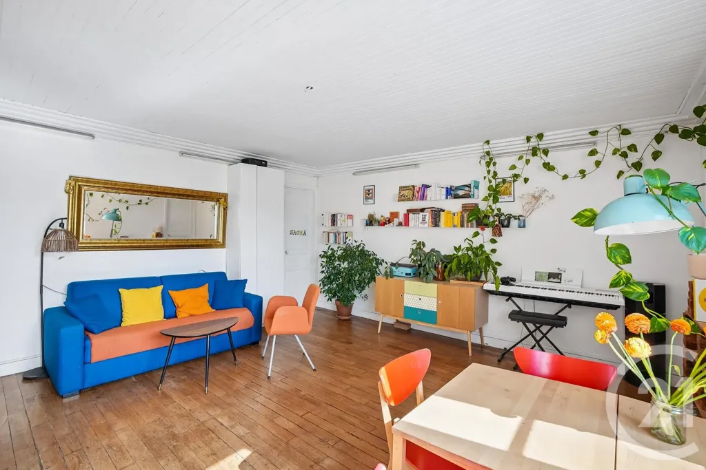 Soggiorno - Charming 3-Bed Flat in Saint-Blaise, Paris