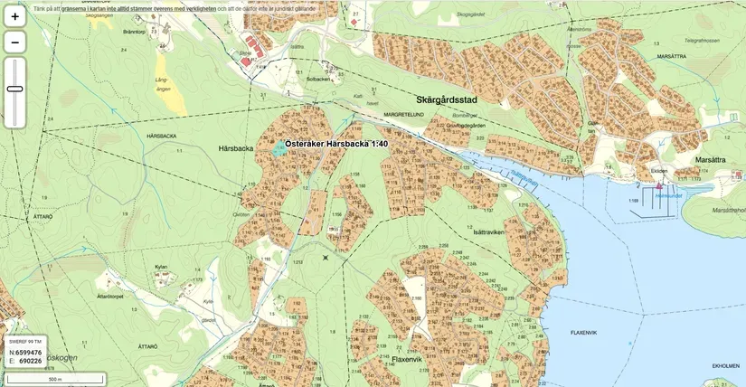 Plot for Villa with Forest View in Härsbacka
