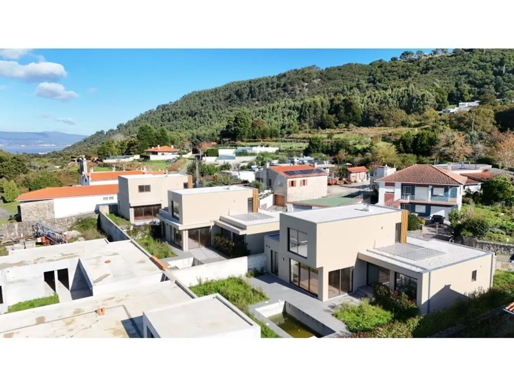 Aerial - Modern Villa with Pool near Caminha