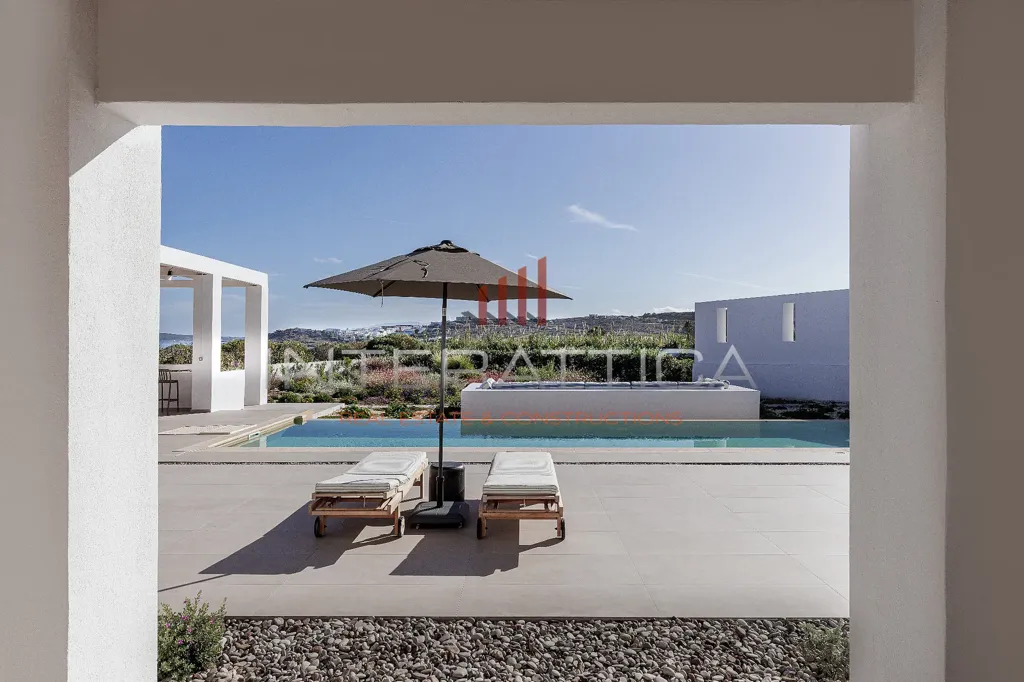 Bassein - Contemporary Villa with Sea View in Paros