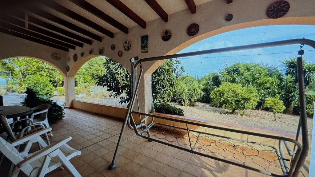 Terrass - Rustic House with Pool in Reis Catòlics