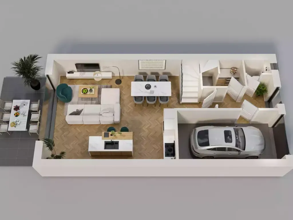 Plan - Maison Énergétique avec Personnalisation à Boortmeerbeek