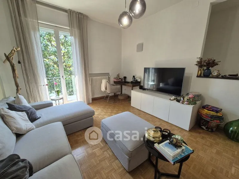Soggiorno - Renovated Triplex with Balcony in Cesena
