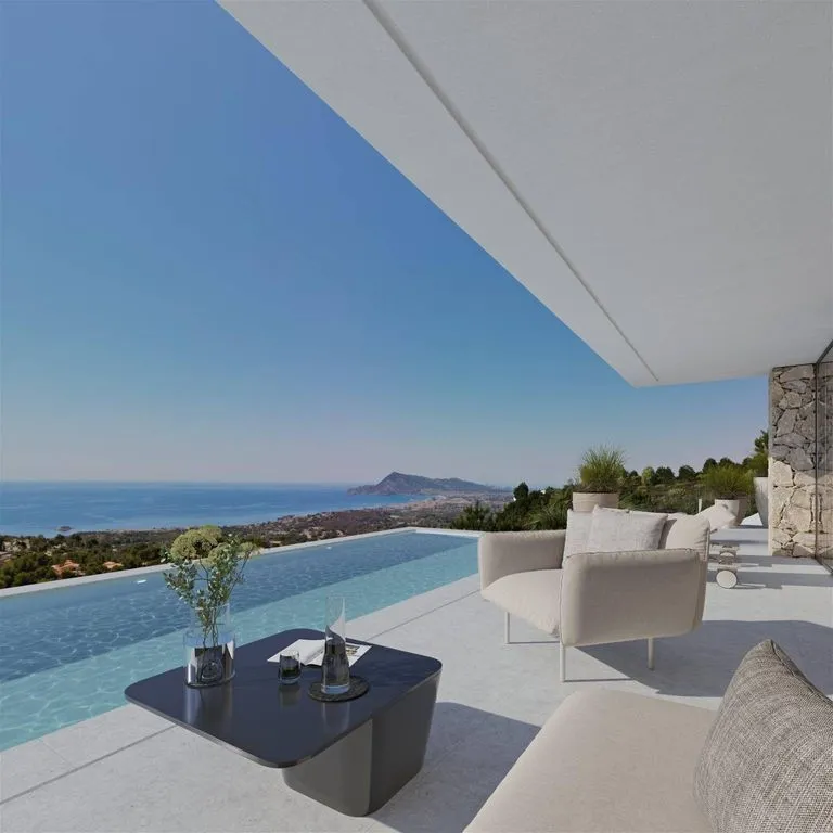 Terrasse - Luxury Villa with Sea Views in Altea