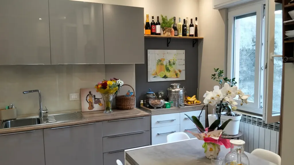 Cuisine - Modernised Apartment with Terraces in Sanremo