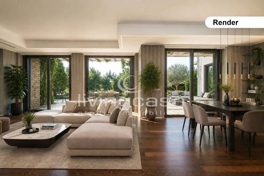 Séjour - Luxury Villa with Panoramic Tower in Besana in Brianza