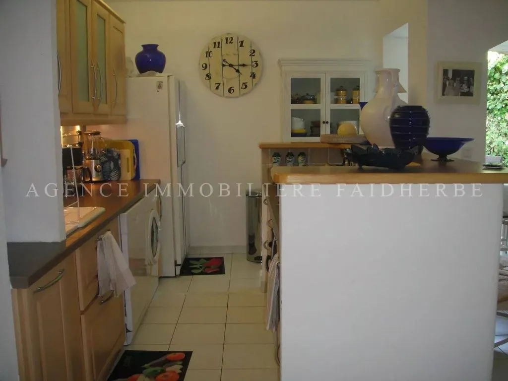 Köök - Luxury Flat with Pool Access in Saint-Tropez
