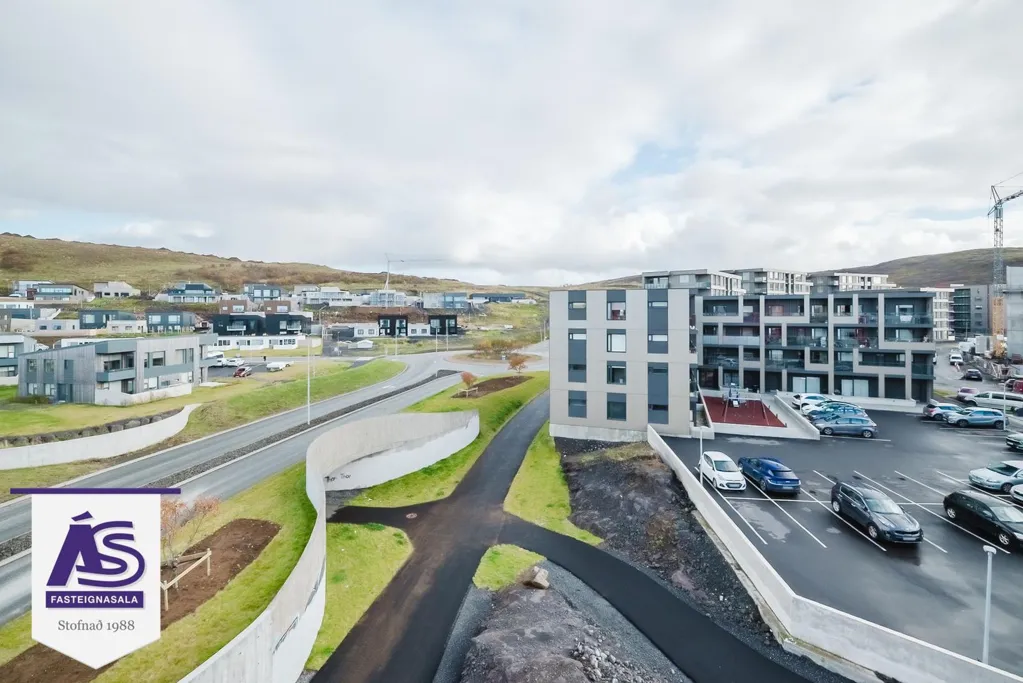 Vue aérienne - New 4-Storey Apartment with Elevator in Hafnarfjörður