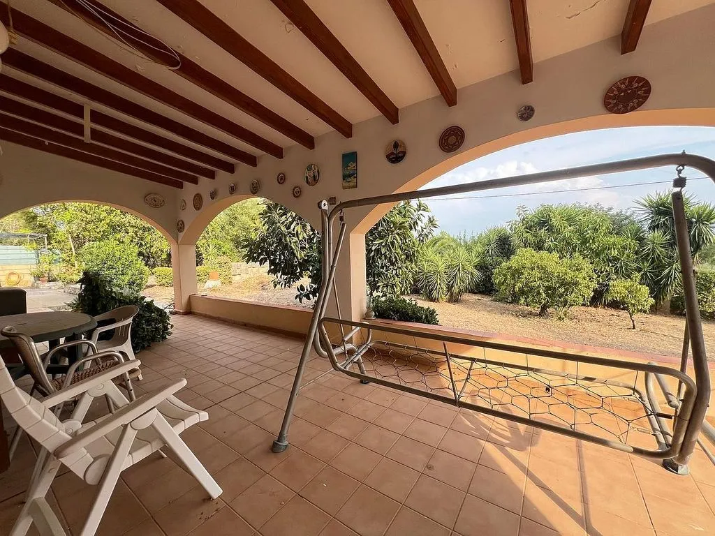 Terrass - Rustic House with Pool in Reis Catòlics