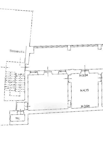 Planimetria - Central Flat with Terrace in Bra