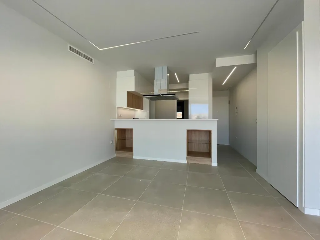 Köök - Beachfront Apartment with Sea Views in Dénia