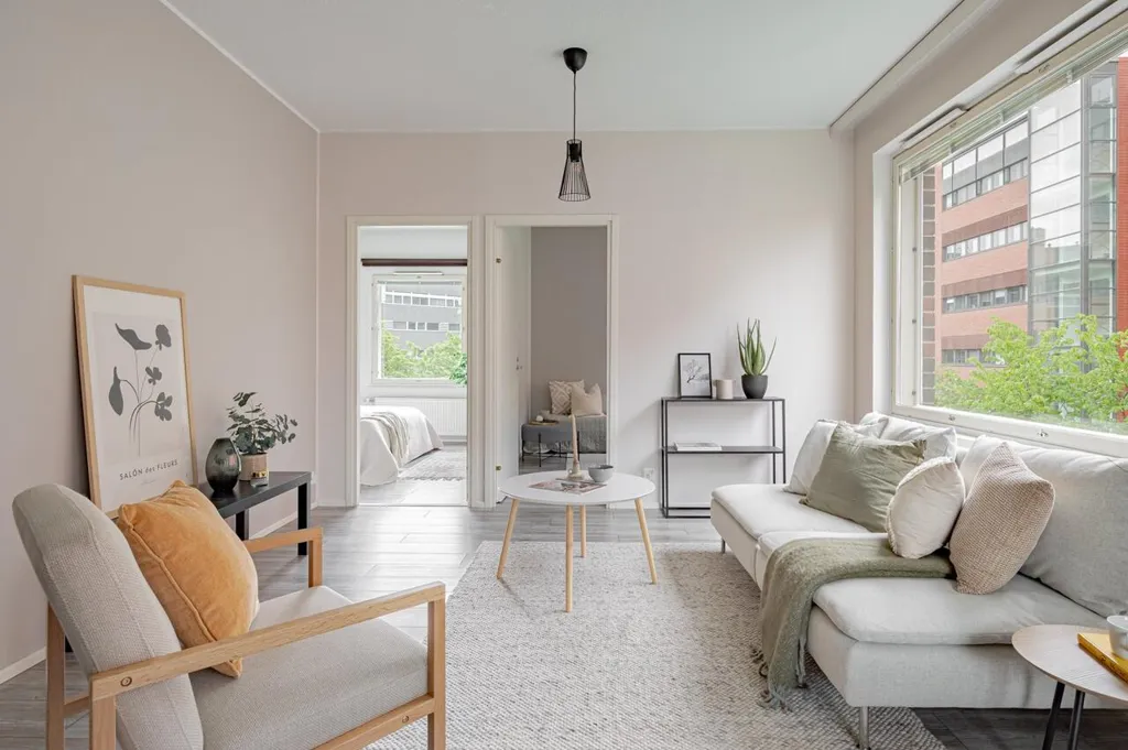 Séjour - City Apartment with Balcony in Helsinki