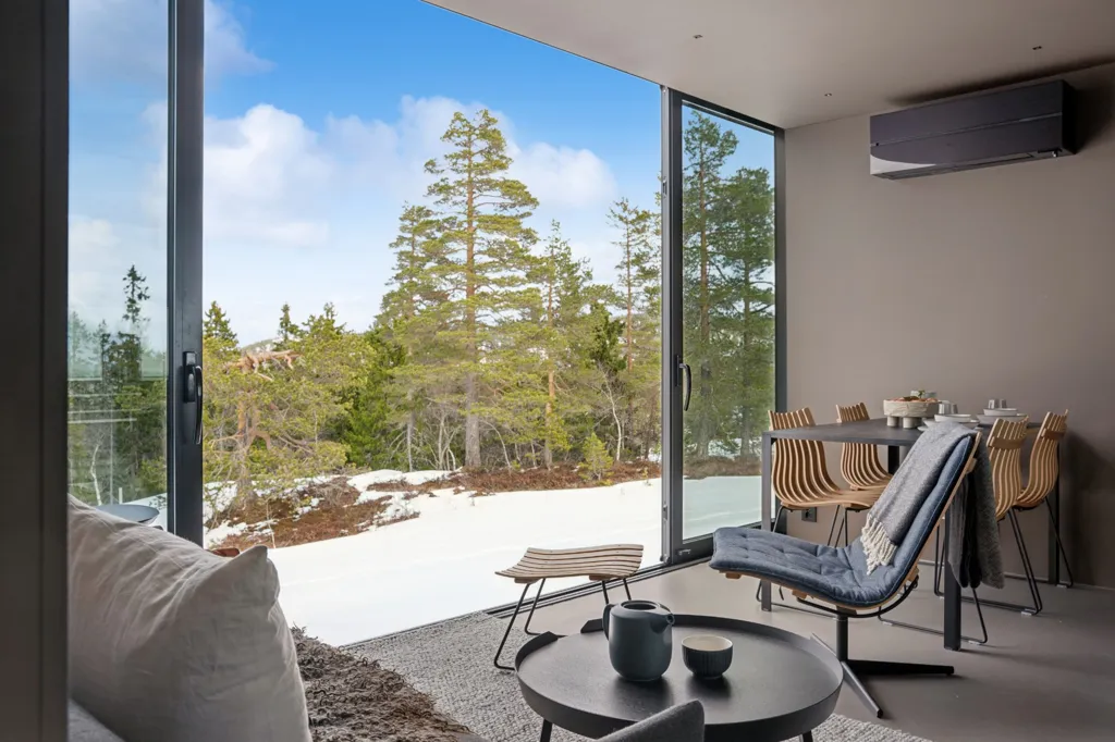 Séjour - Architect-Designed Cabin with Ski Access in Omgi Blefjell