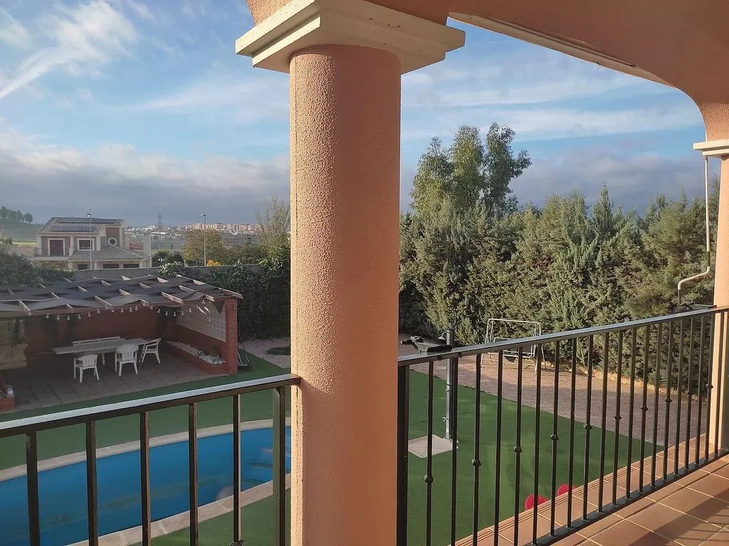 Terrasse - Chalet with Pool and Terrace in Badajoz