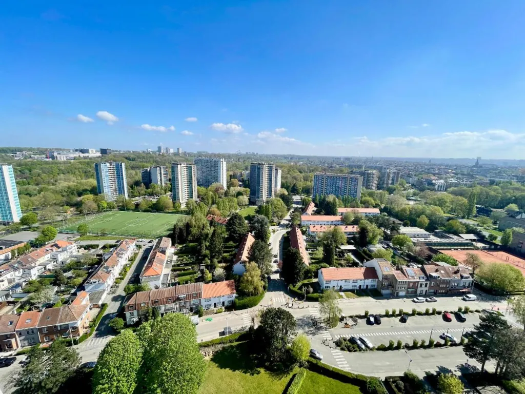 Vue aérienne - Appartement avec Vue sur Bruxelles à Ganshoren