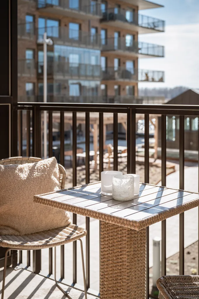 Balcon - Modern Apartment with Water View in Karlstad