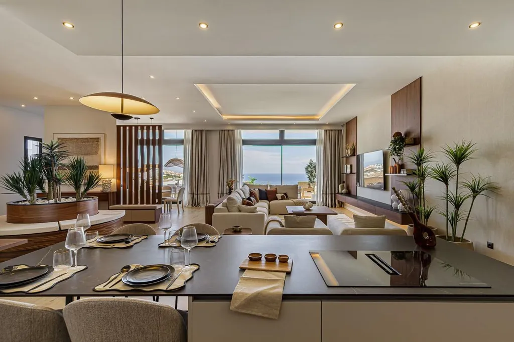 Dining Room - Modern Villa with Sea Views in Benalmádena