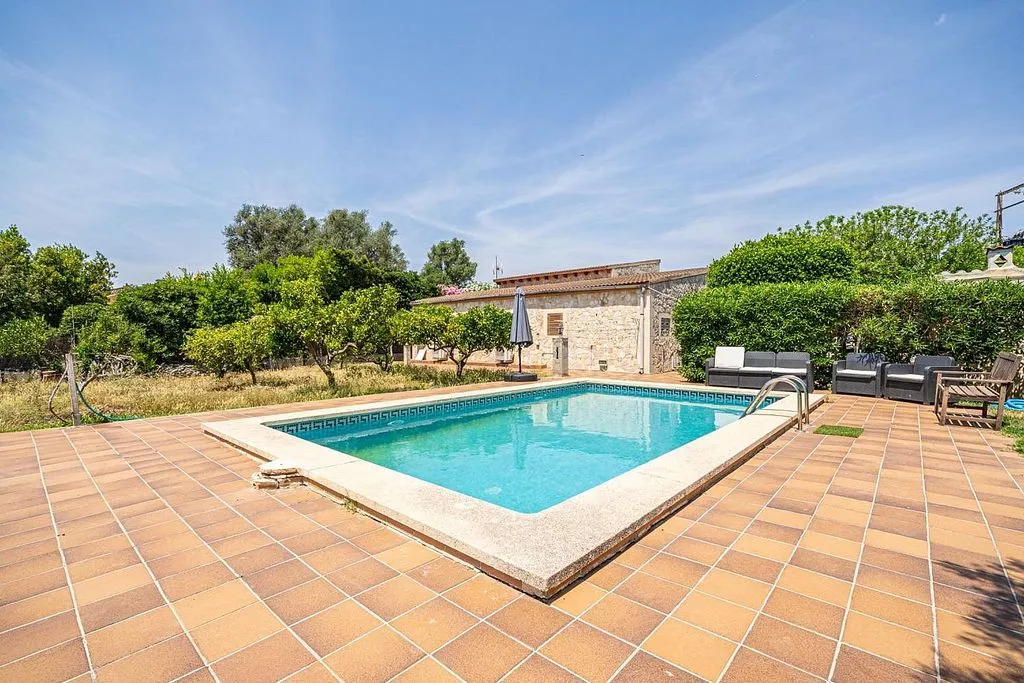 Piscina - Rustic Chalet with Pool in Inca Centre