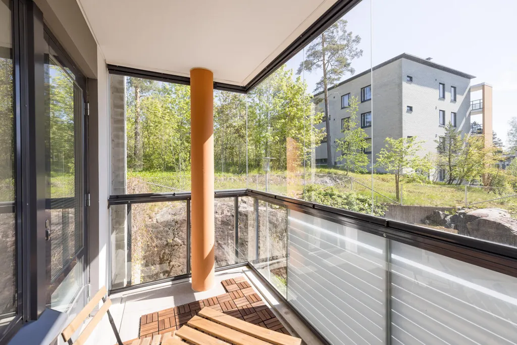 Balcon - Appartement 1 pièces à Espoo