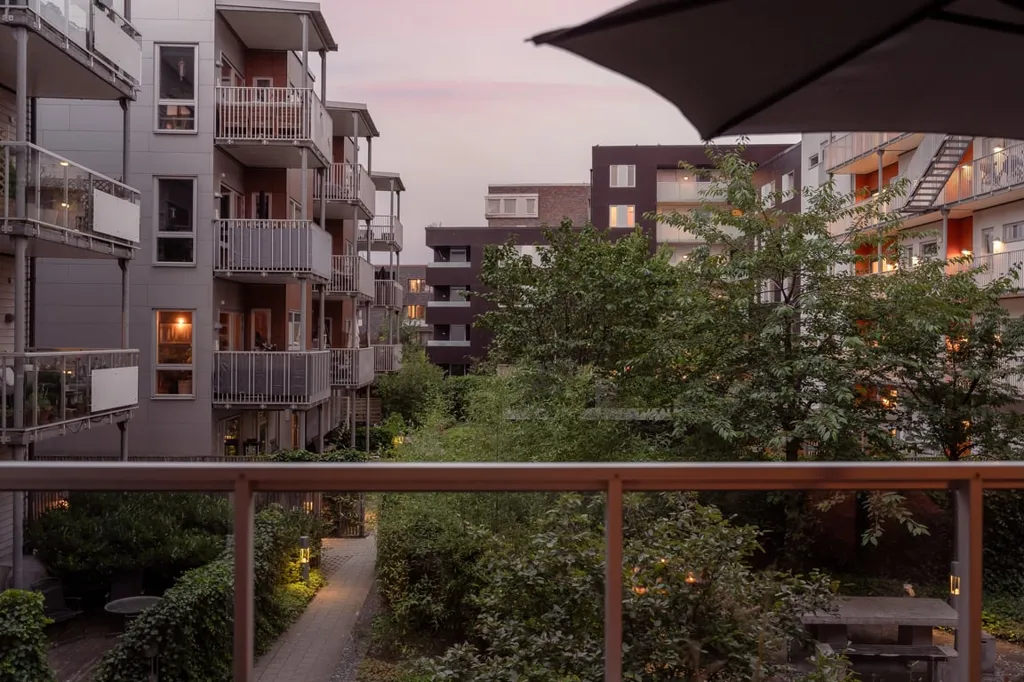Balcon - Apartment with Large Balcony in Västra Hamnen