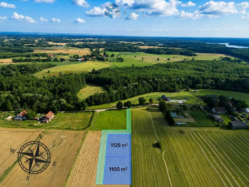 Aerial - Building Land with Regular Shape in Dębinka
