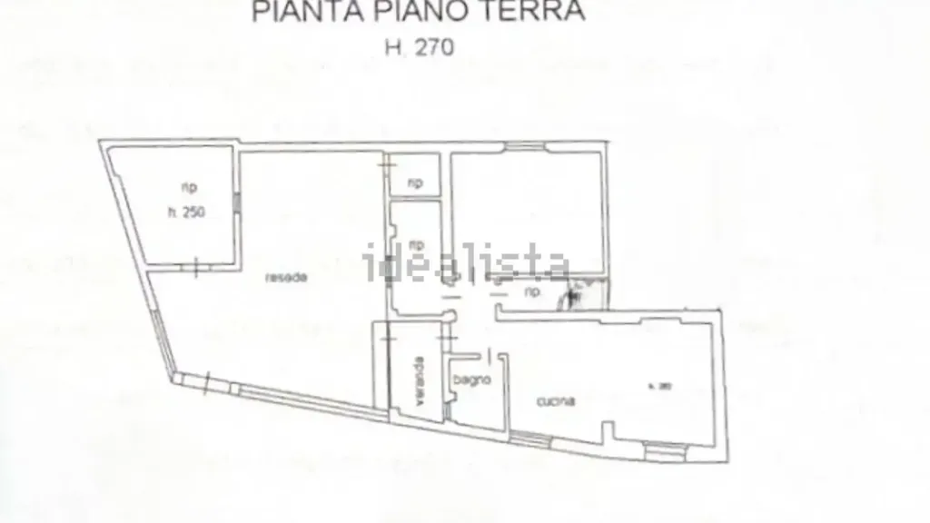 Plan - Triplex with Private Garden in Scandicci