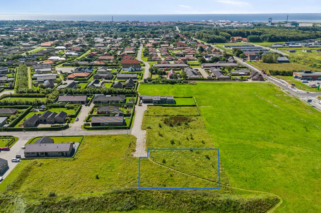 Õhuvaade - Plot in Rindum Mølleby, Ringkøbing