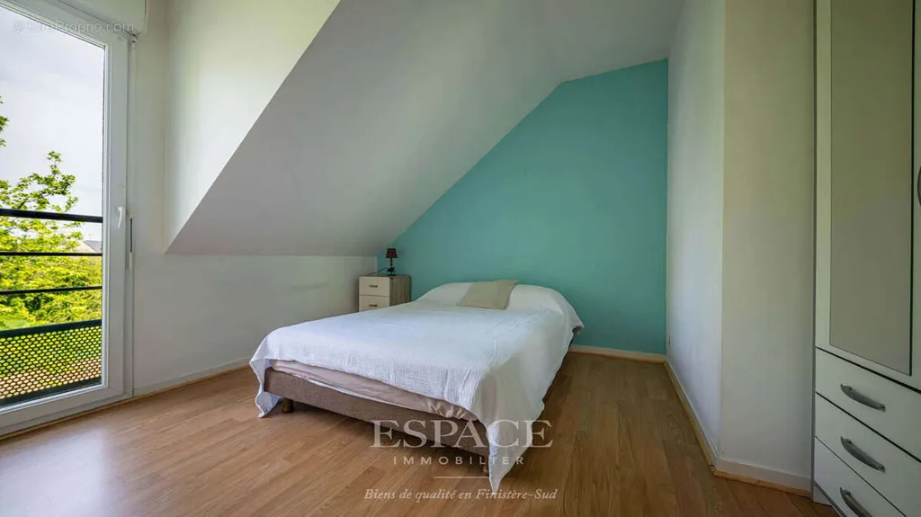 Chambres - Appartement T3 avec Garage à Concarneau