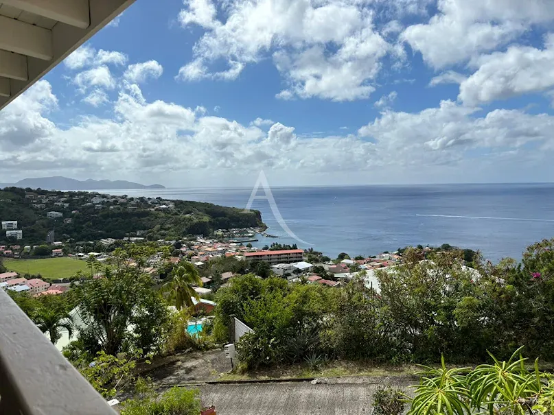 Balcon - Villa Meublée avec Vue Mer à Case Pilote