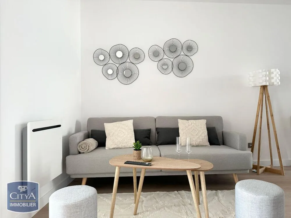 Séjour - Appartement Rénové et Meublé à Riom