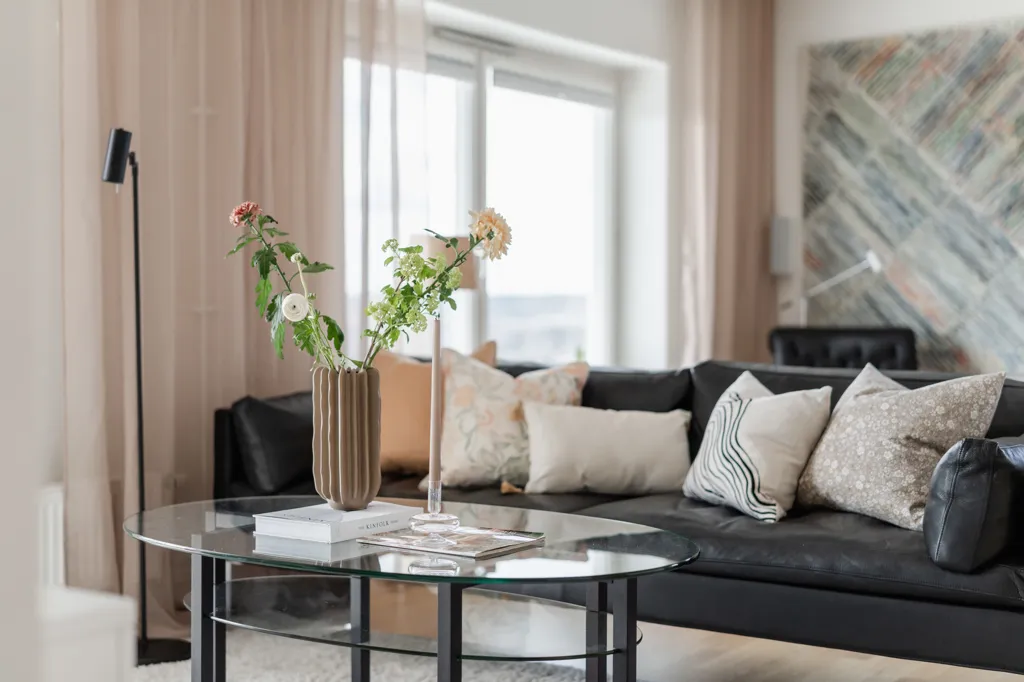 Séjour - Corner Penthouse with Panoramic View in Borås