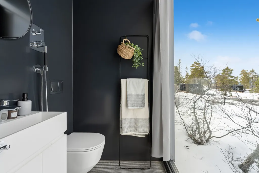 Salles de bain - Architect-Designed Cabin with Ski Access in Omgi Blefjell