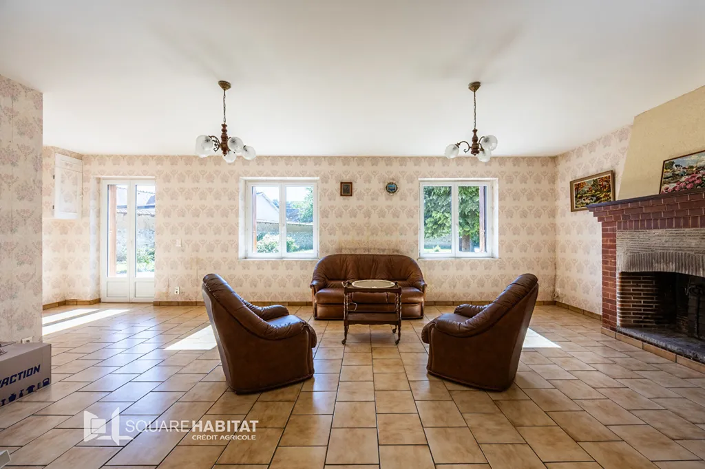 Séjour - Bungalow de plain-pied avec jardin à Saint-Pierre-d'Autils