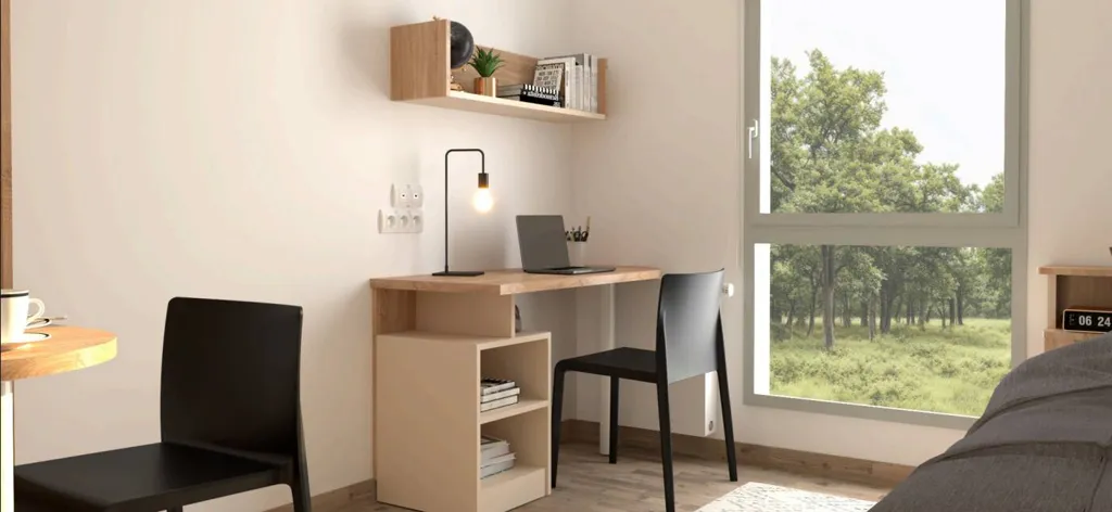 Chambres - Appartement Meublé dans Résidence Étudiante à Saint-Étienne
