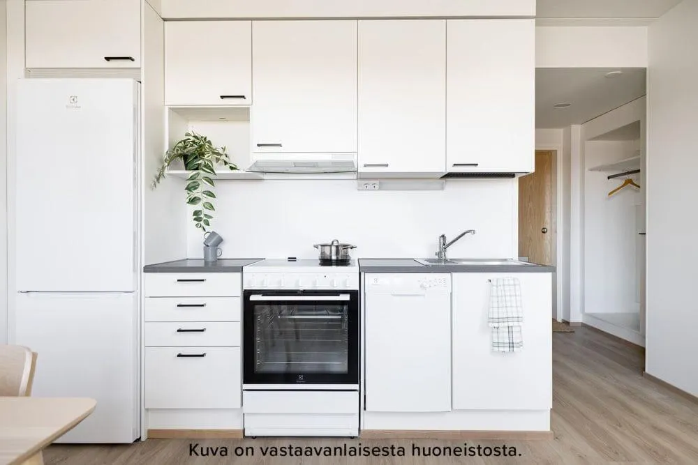 Cucina - Bright Duplex with Balcony in Espoo