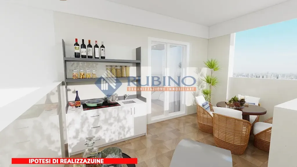 Terrass - Rearranged Studio with Terrace in Bari