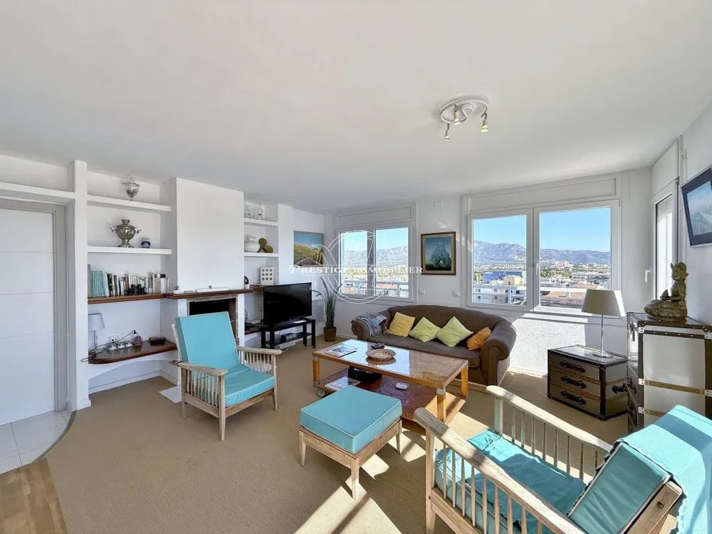 Séjour - Penthouse with Sea View in Empuriabrava