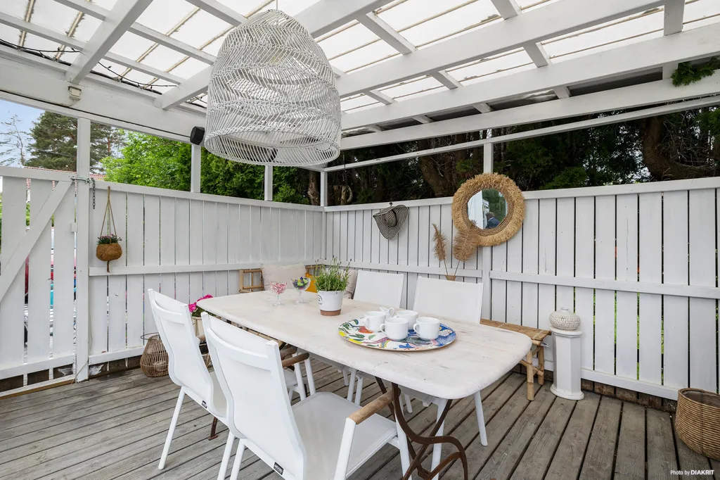 Terrasse - Villa with Pool in Stenhamra