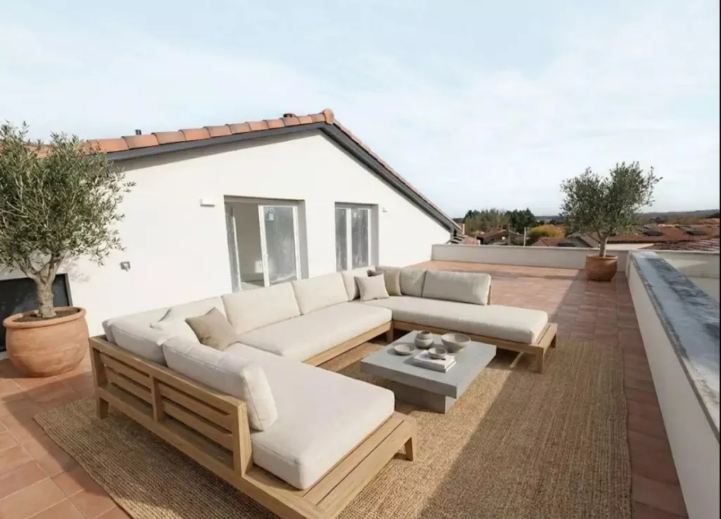 Terrasse - Appartement 4 Pièces avec Terrasse au Sud-Est à Castanet