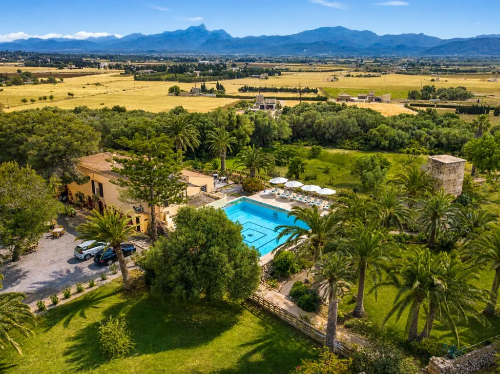 Vue aérienne - Triplex with Pool in Santa Margalida
