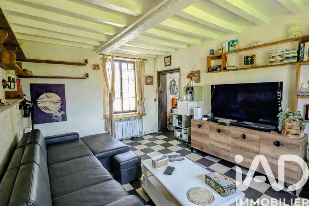 Séjour - Longère de Charme à Flavacourt avec Jardin