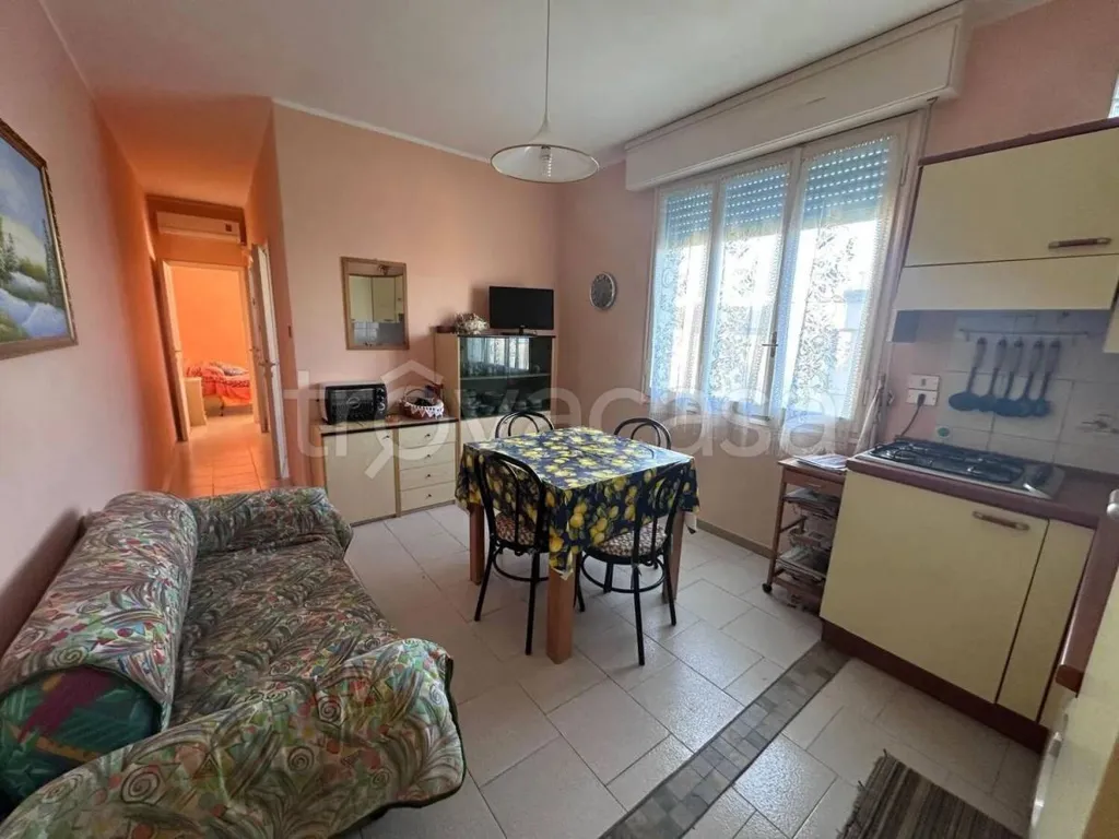 Köök - Fourth Floor Apartment with Sea View in Comacchio