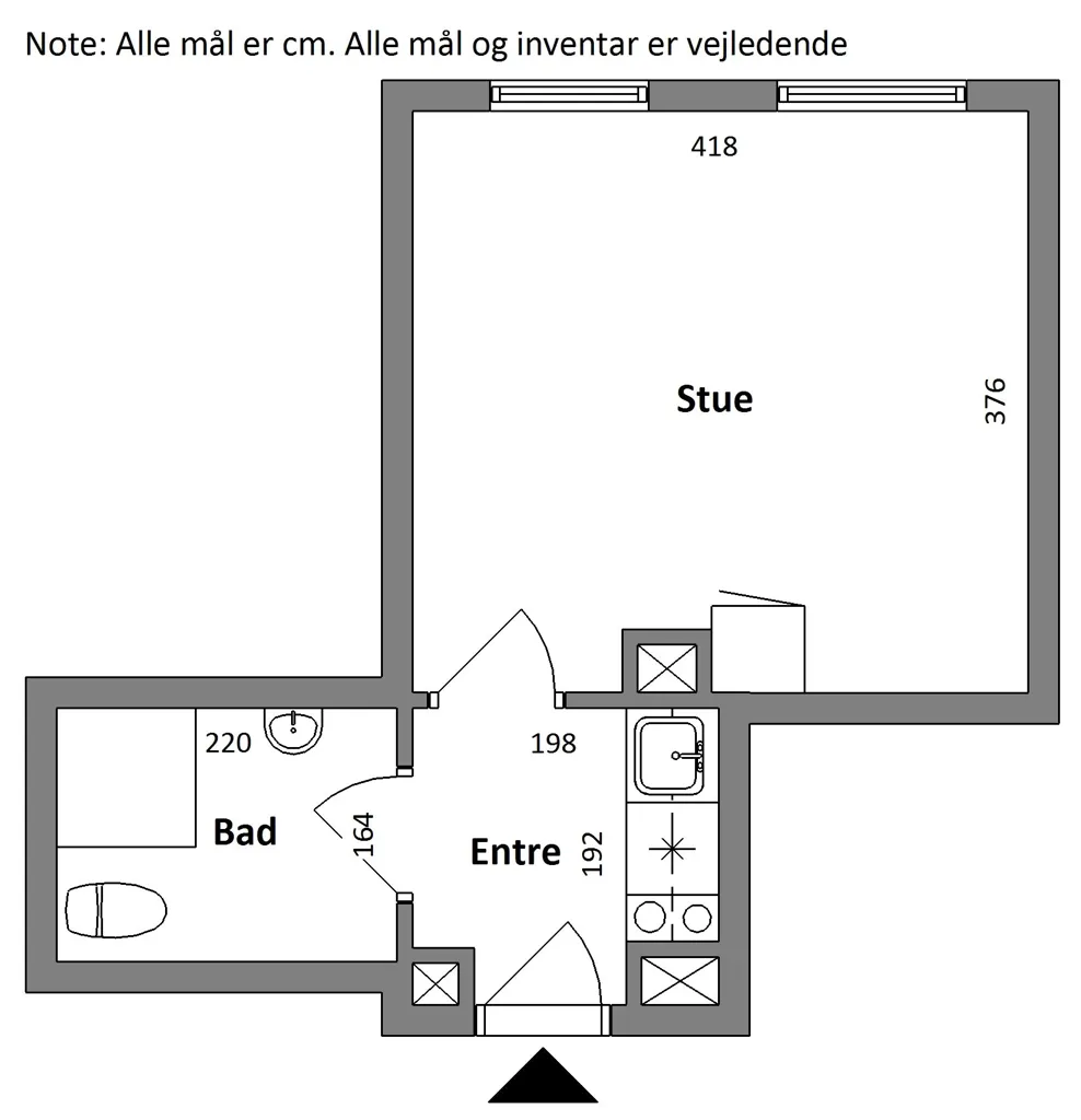 Plan - Student Flat with Pets Allowed in Gistrup