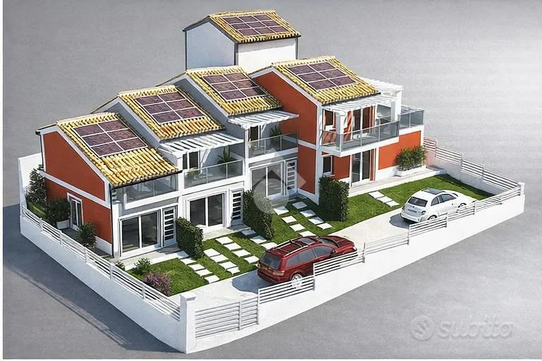Terraced Villa with Garden in Cagliari
